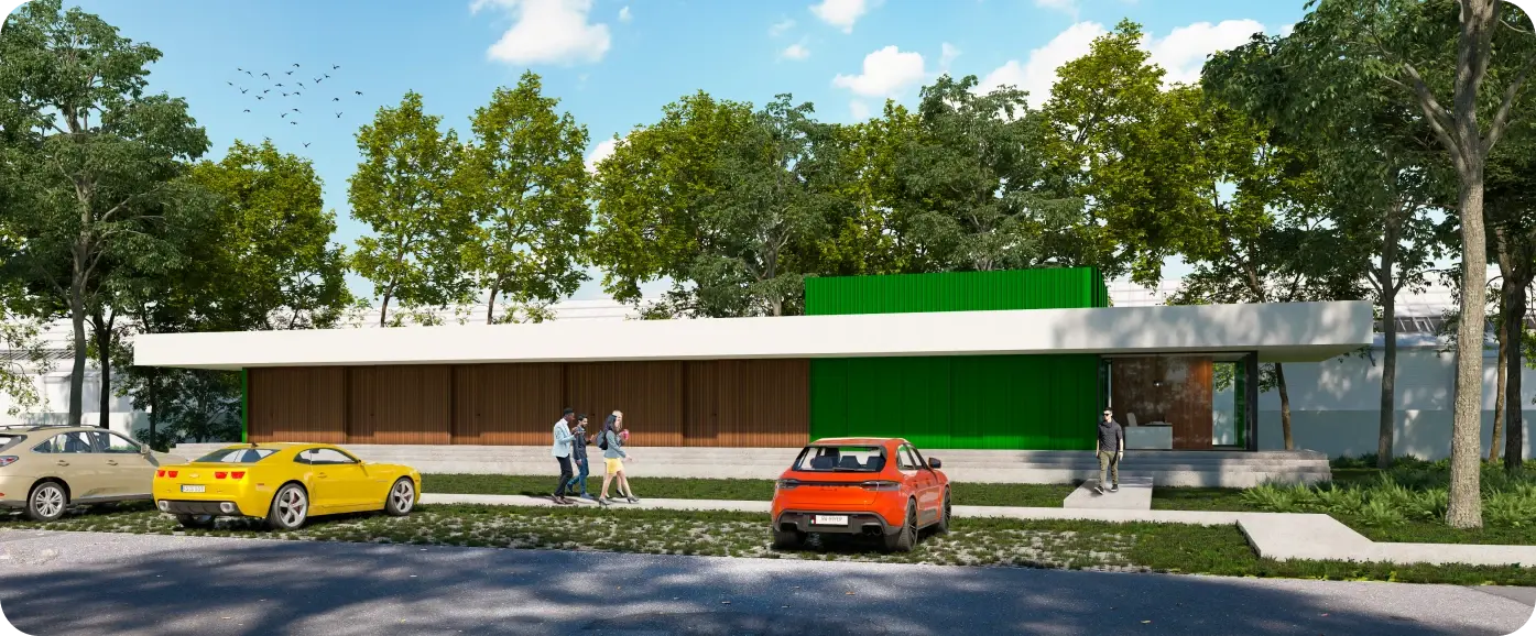 Oficinas fachada Konext