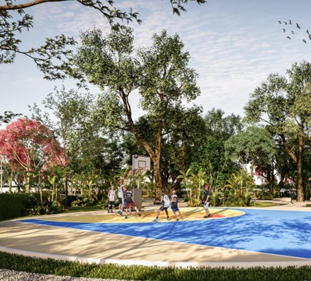 San Ramon - Media Cancha de Basquetbol 