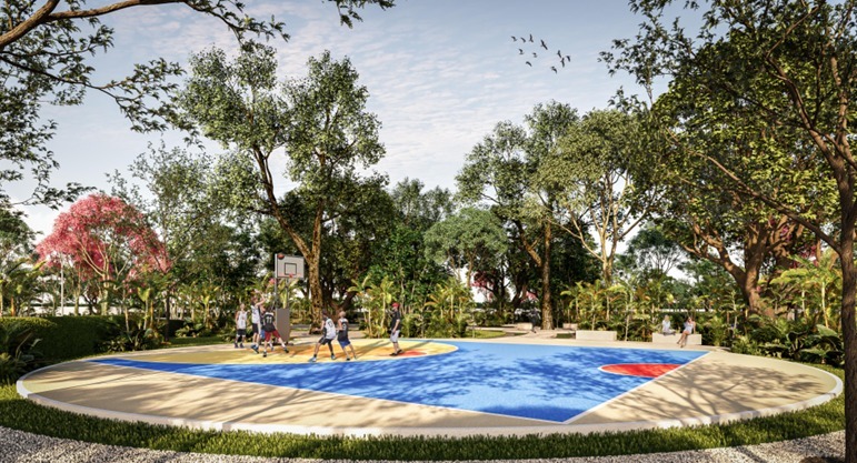 San Ramon - Media Cancha de Basquetbol